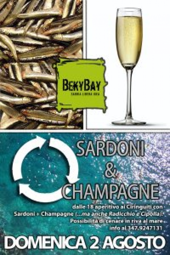 Aperitivo Beky Bay Sardoni Champagne