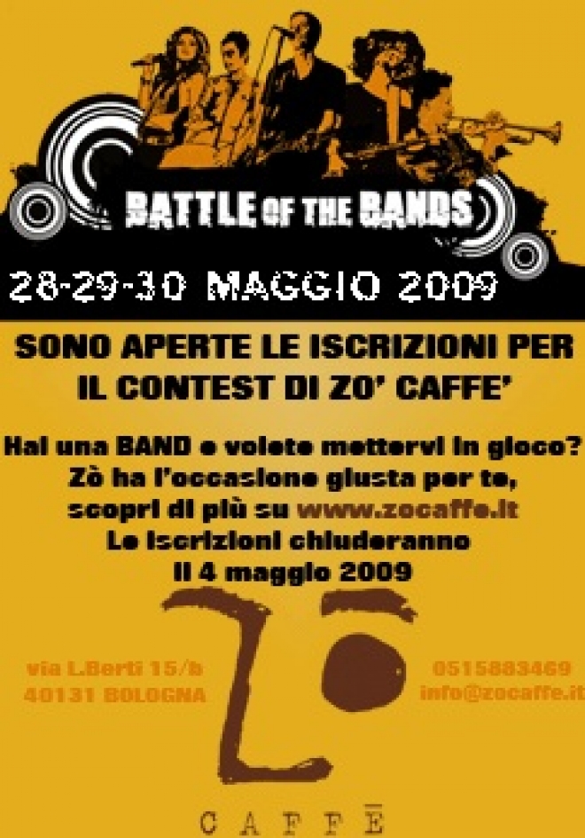 Battle Of The Band Zo Caffe