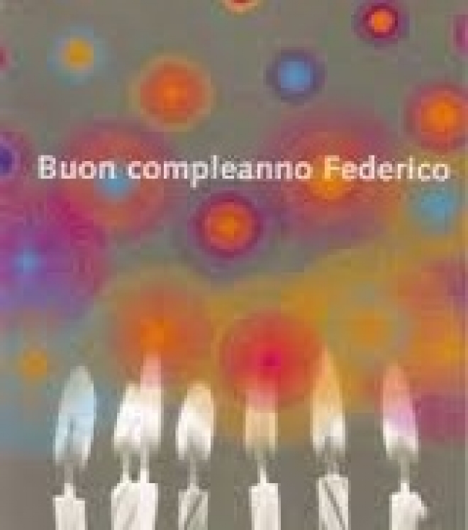 Buon Compleanno Federico 