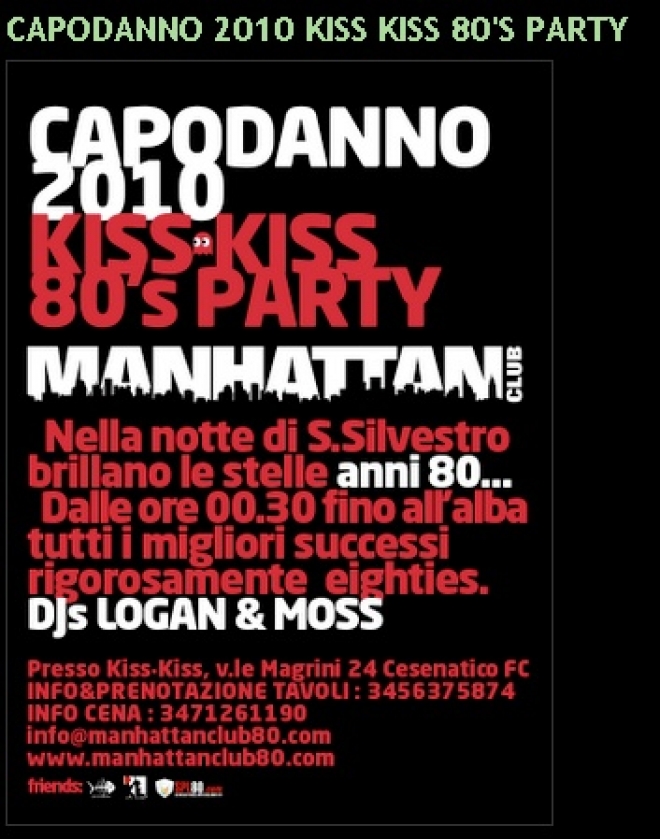 Capodanno Kiss Kiss Cesenatico