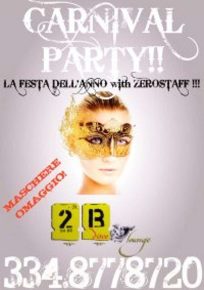 Carnival Party 2Be Disco Lounge Bologna