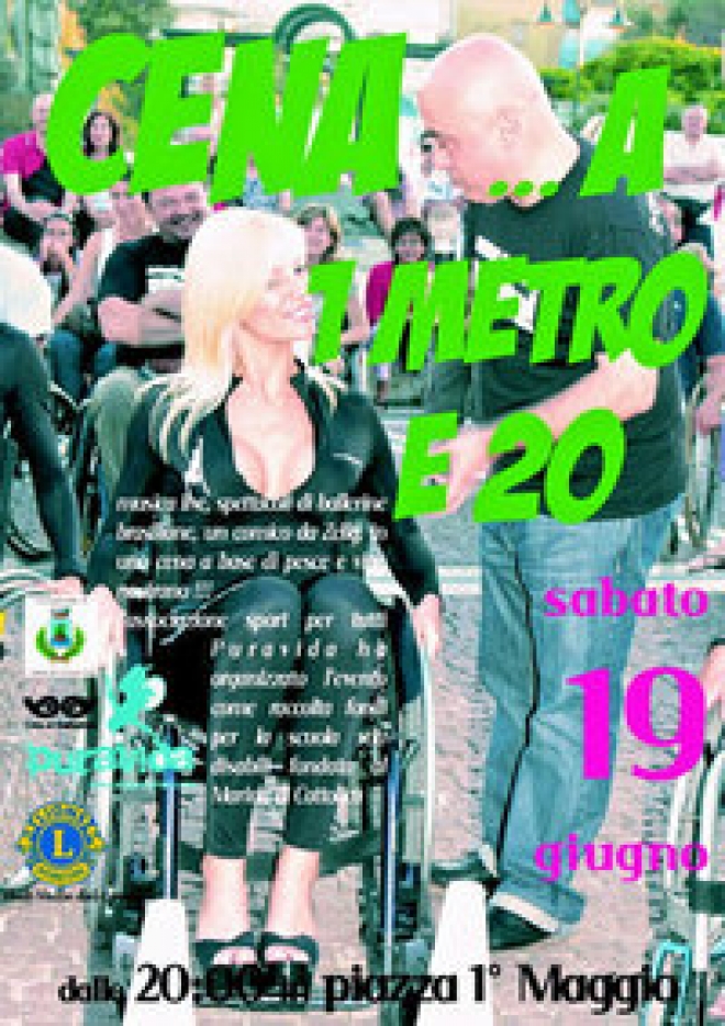 Cena 1 Metro e 120: la solidarietà a Cattolica