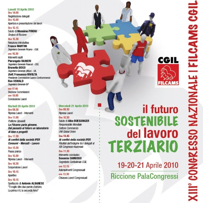 Congresso FILCAMS CGIL Riccione 