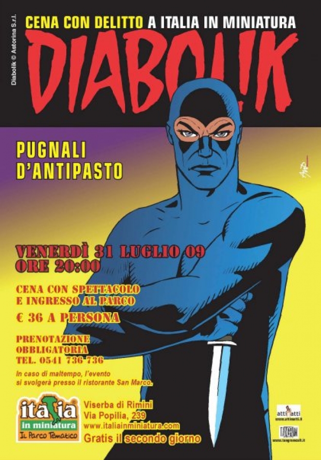 Diabolik a Italia in Miniatura a Rimini