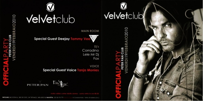 Dj Tommy Vee al Velvet Club di Rubiera