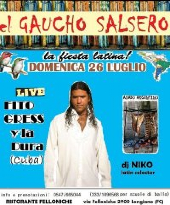 El Gaucho Salsero: Fito Gress y la Dura in concerto