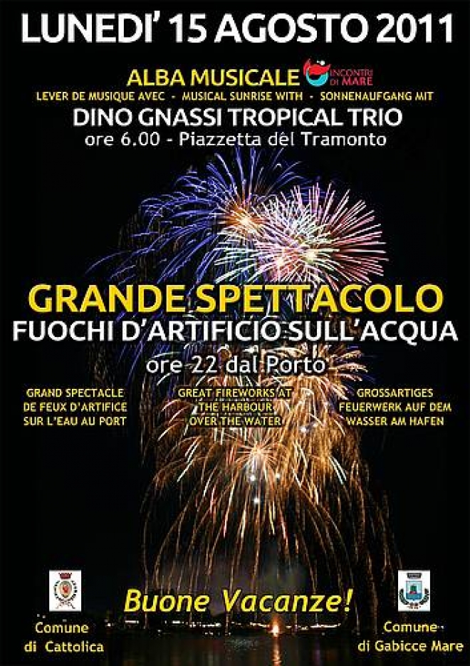 Fucochi D'Artificio Sull'Acqua Gabicce