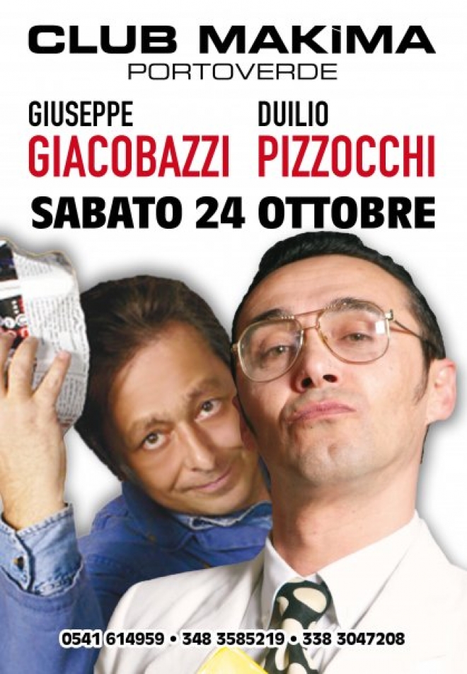 Guisebbe Giacobazzi e Duilio Pizzocchi al Makima