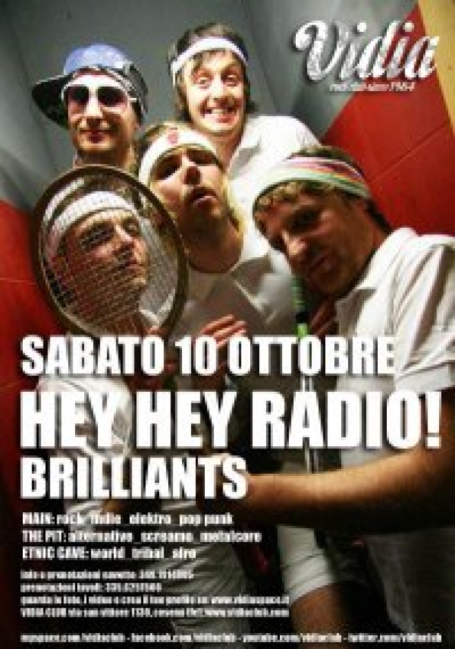 Sabato 10 Ottobre torna il VIDIA CLUB