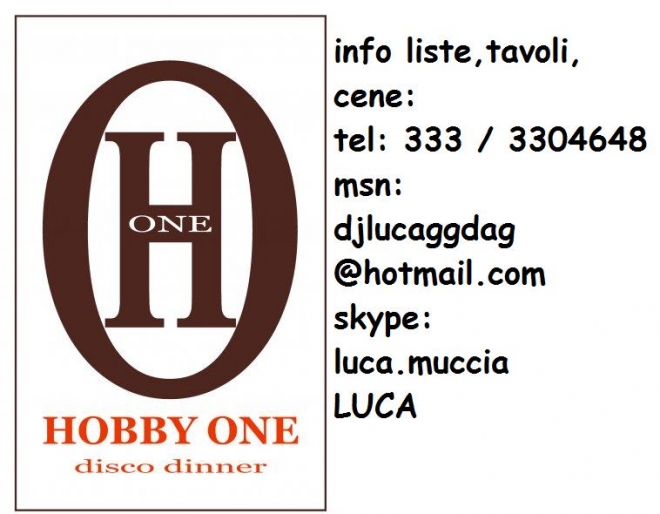 Hobby One Disco Bologna