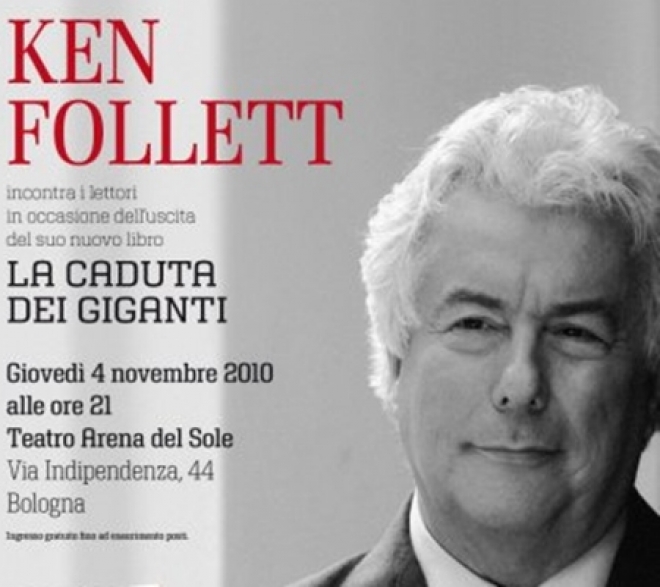 Incontro con KEN FOLLETT per la presentazione del suo ultimo libro LA