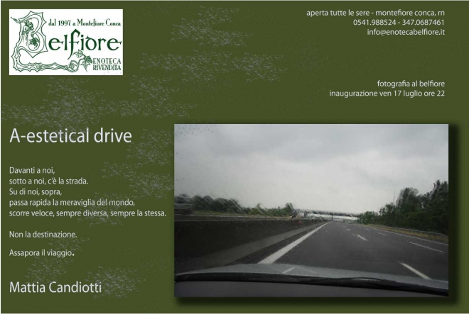 Mattia Candiotti A Estetical Drive