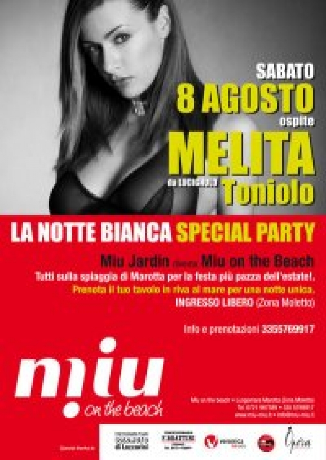 Notte Bianca Special Party Miu On The Beach