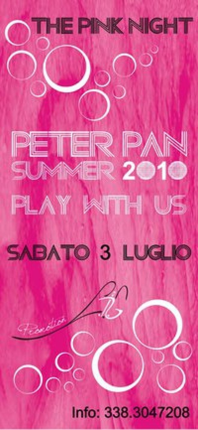 Notte Rosa al Giardino Peter Pan