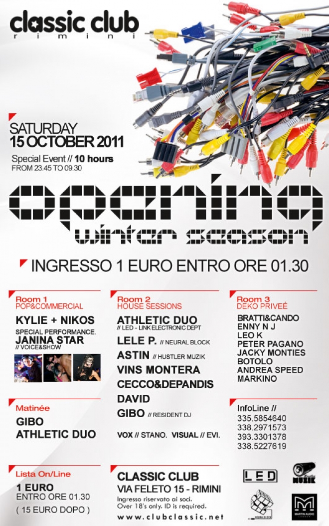 Opening Party Classic Club Rimini 