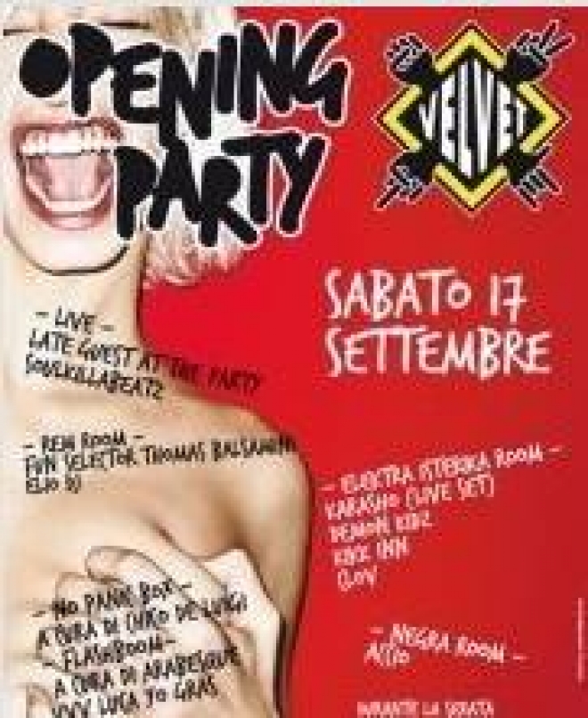 Opening Party Velvet Rimini