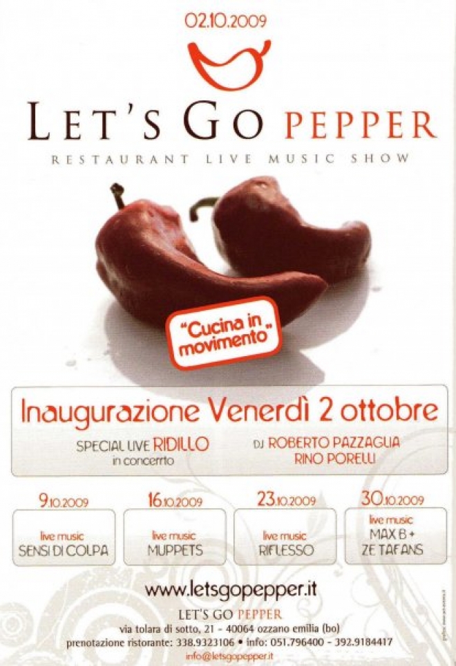 Restaurant Live Music Show Let's Go Pepper