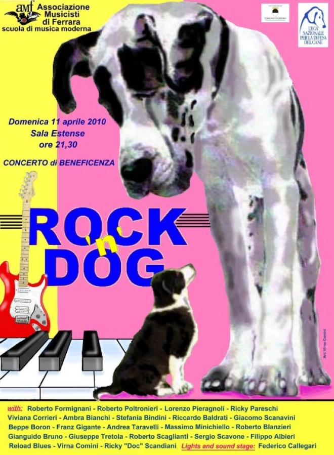 Rock'n'dog Ferrara Concerto Beneficenza  