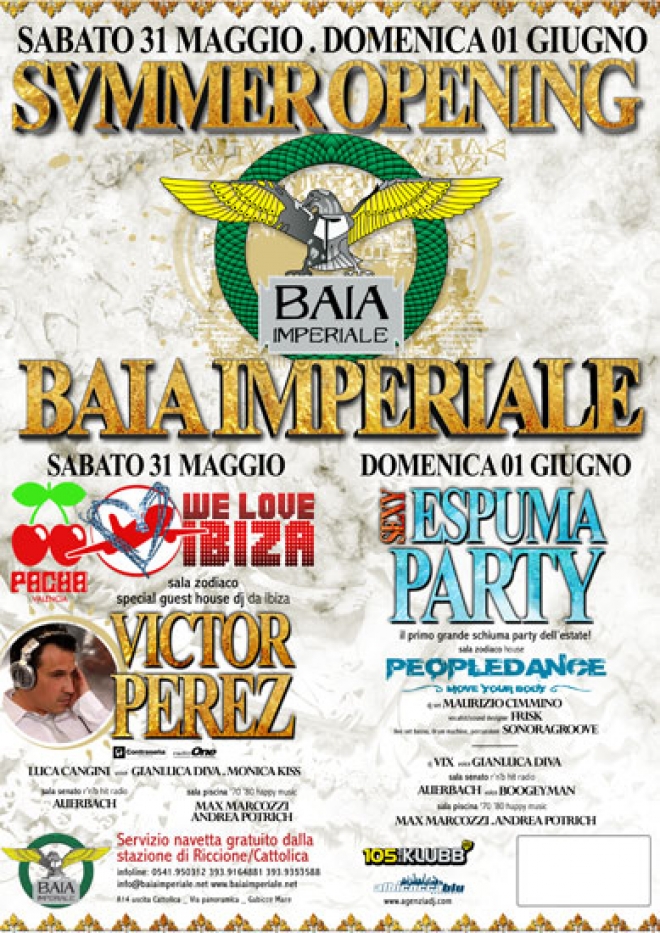 Summer Opening Baia Imperiale