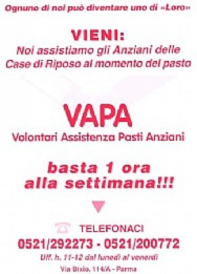 VAPA Assistenza agli Anziani