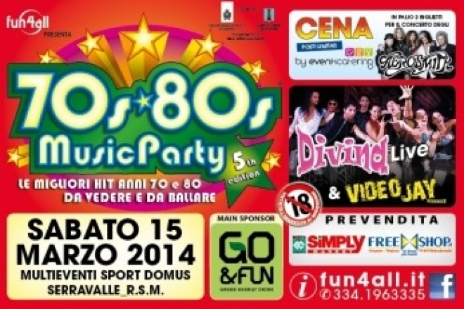 70s 80s Music Party 2014 San Marino