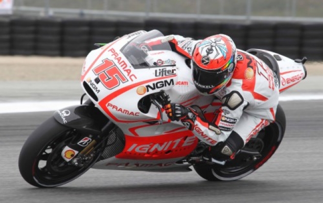 Alex De Angelis prove a Laguna Seca