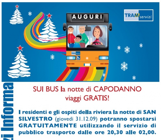 Bus Rimini Gratis Capodanno 