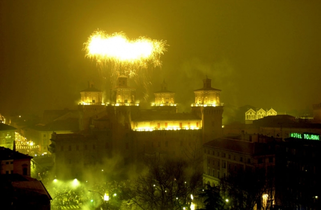 Festa di Capodanno di Ferrara e Incendio del Castello Estense