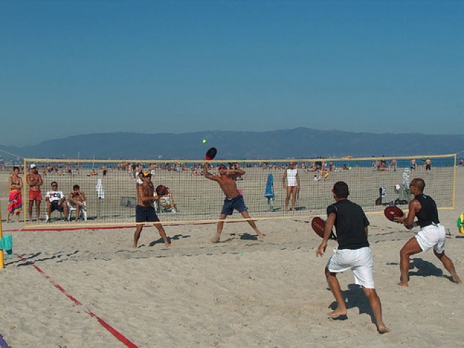 Cervia gioca in spiaggia