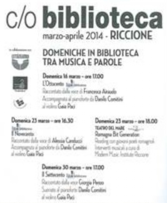 Domenica In Biblioteca Riccione