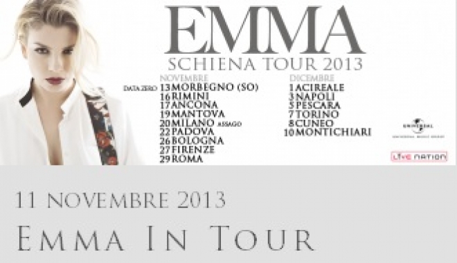 Emma Schiena Tour 105 Stadium Rimini