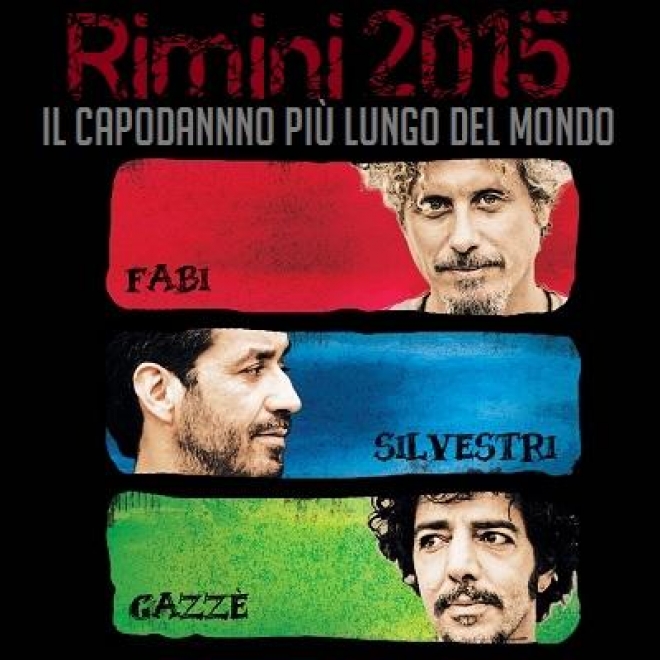 Fabi Silvestri Gazzè Capodanno 2015 Rimini