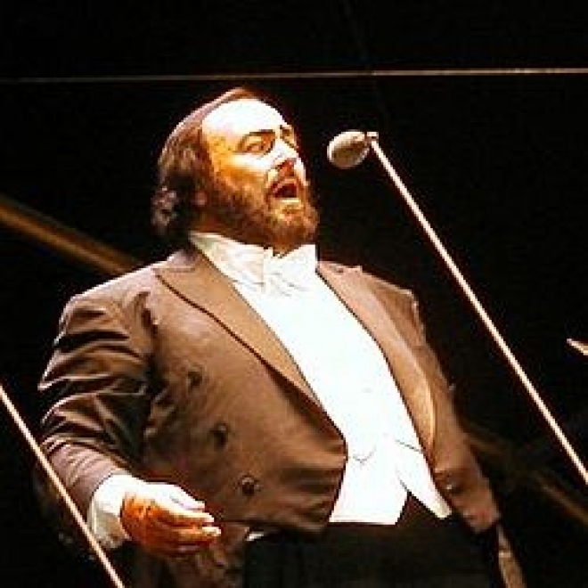 Luciano Pavarotti in una fiction