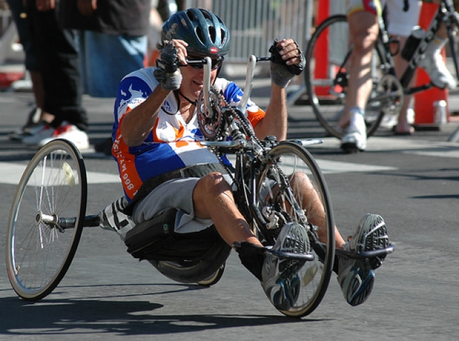 Gara di handbike a Cattolica