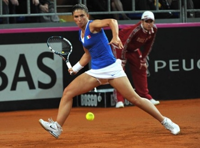 Italia Batte Stati Uniti Fed Cup 2013