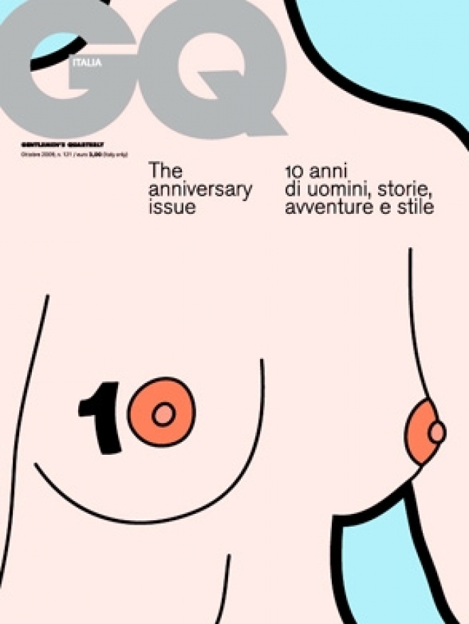 Leonardo Sonnoli Copertina 10 anni Magazine Gq