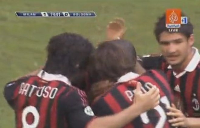 Milan Bologna 1 a 0