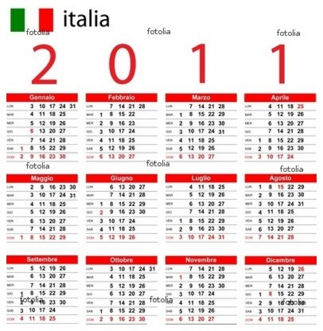 Niente Ponti Nel Calendario 2011