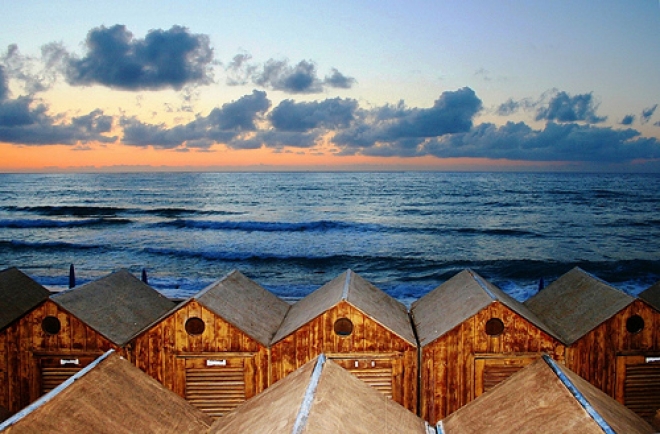 Nuove Rotonde Riccione: foto della spiaggia di Riccione