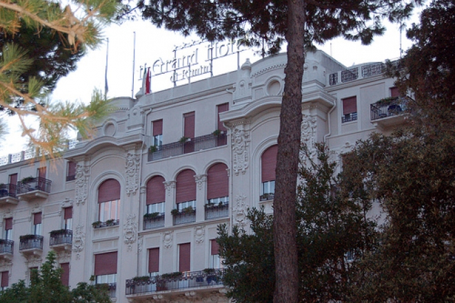 Palco Rai Capodanno Rimini nei pressi del Grand Hotel di Rimini