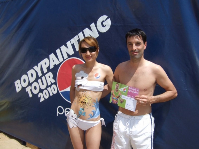 Pepsy Body Painting Tour Riccione