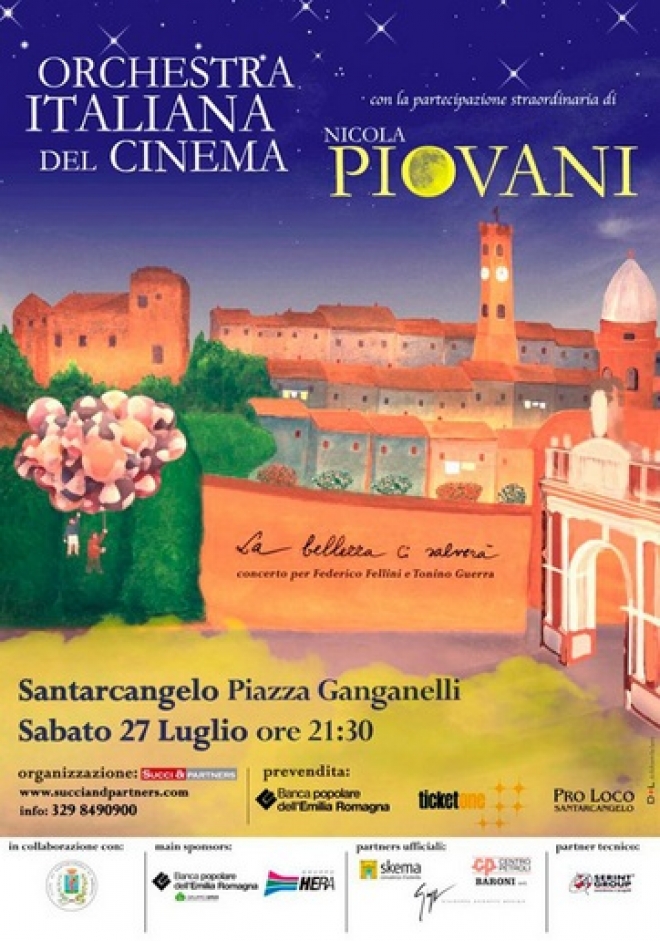 Programma Concerto Nicola Piovani Santarcangelo