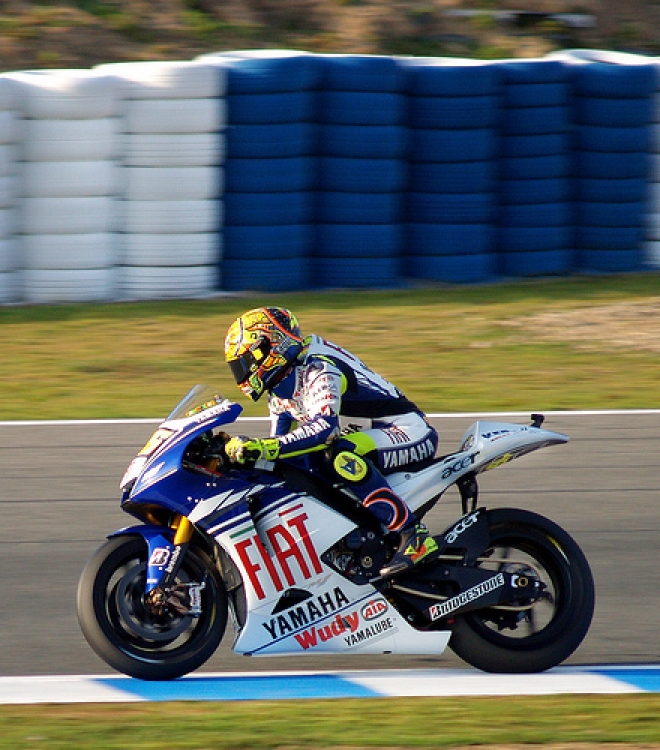 Valentino Rossi e Casey Stoner