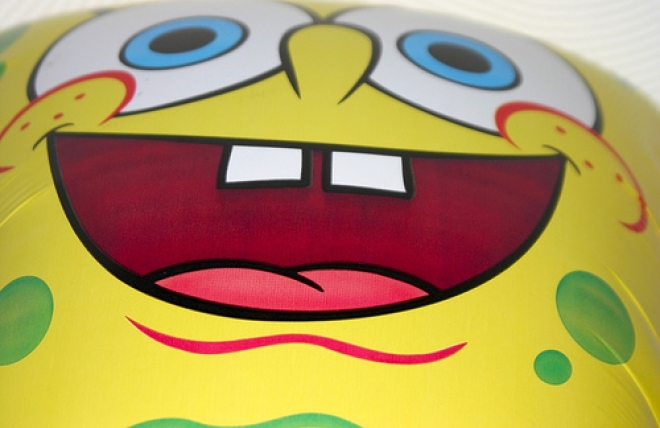 Spongebob al Beach village  di Riccione 