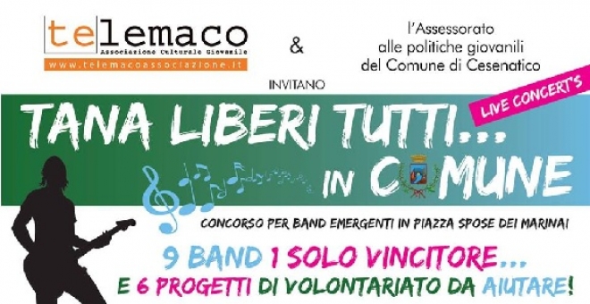 Tana Libera Tutti Live Concert's Cesenatico