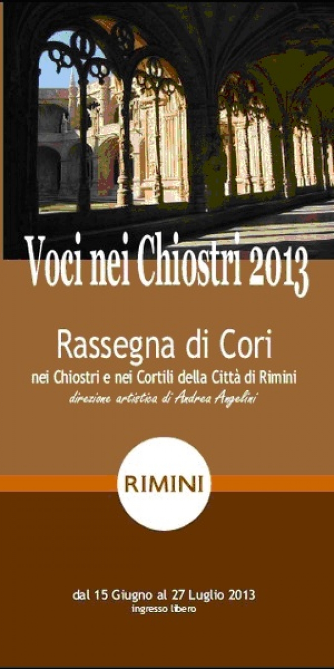 Voci Nei Chiostri 2013