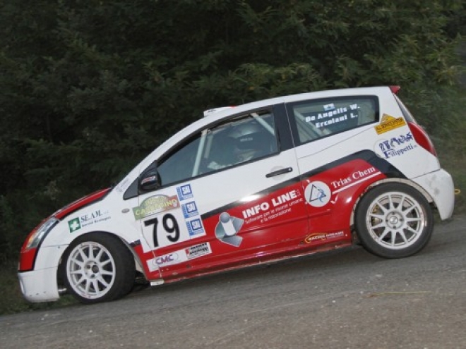 William de Angelis al Rally Trofeo Maremma